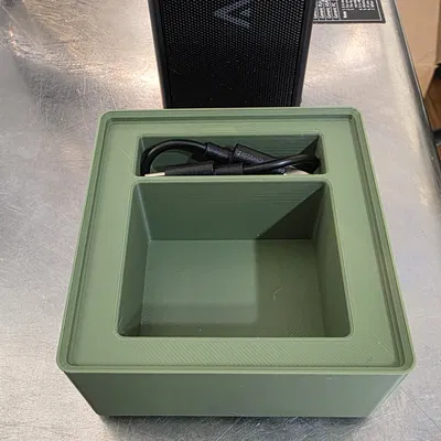 Khay Gridfinity 2x2 cho Anker Soundcore 2 & cáp USB