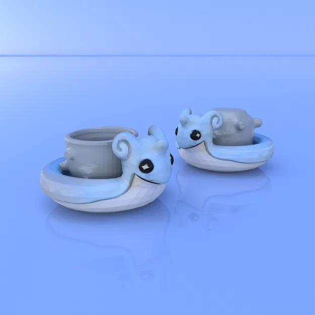 Mẫu 3D 131 Lapras Tea Cup (Pokemon) – file STL - Image 1