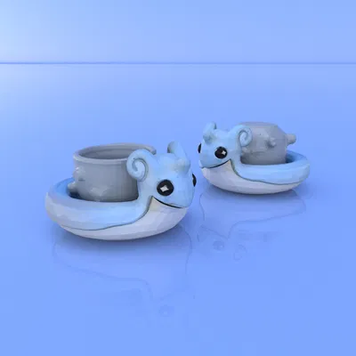 Mẫu 3D 131 Lapras Tea Cup (Pokemon) – file STL