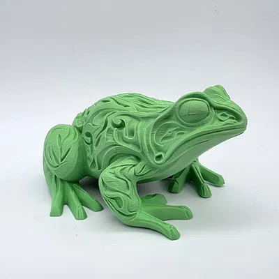 Ếch Chạm Khắc Hoa Văn Tinh Xảo