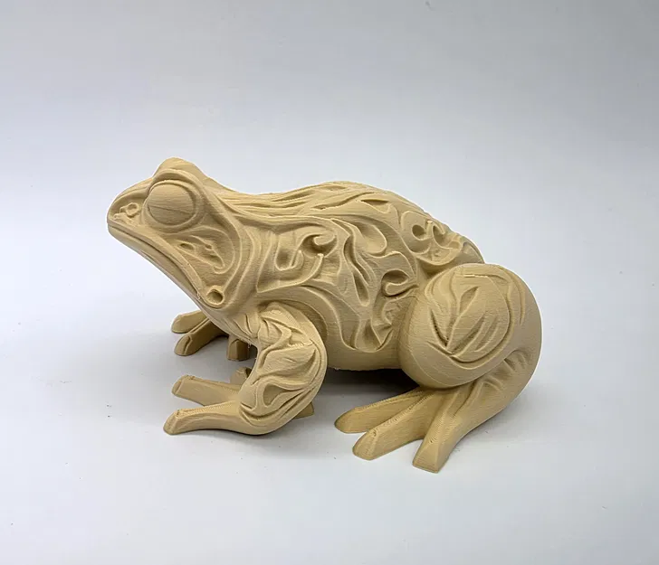 Ếch Chạm Khắc Hoa Văn Tinh Xảo - Image 3