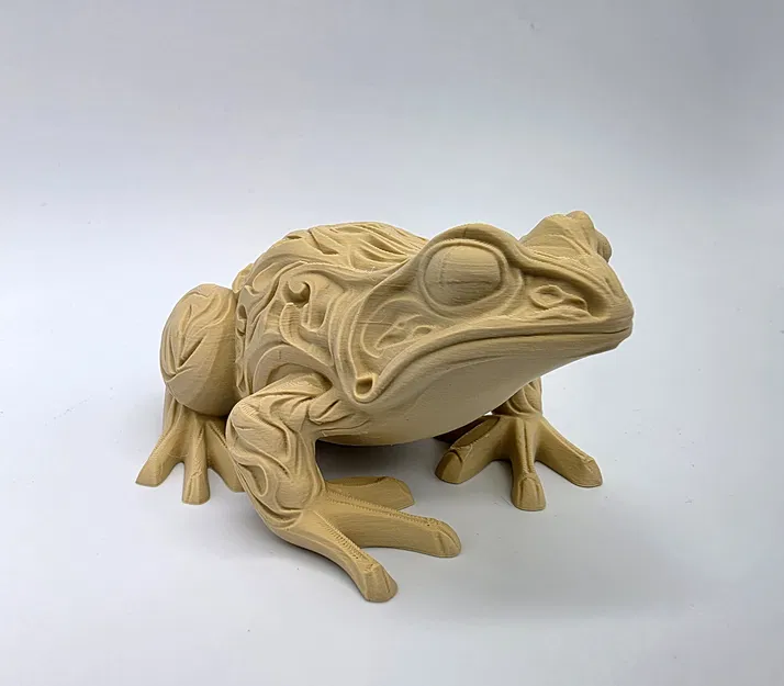 Ếch Chạm Khắc Hoa Văn Tinh Xảo - Image 4