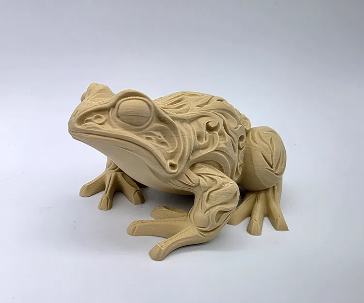 Ếch Chạm Khắc Hoa Văn Tinh Xảo - Image 5