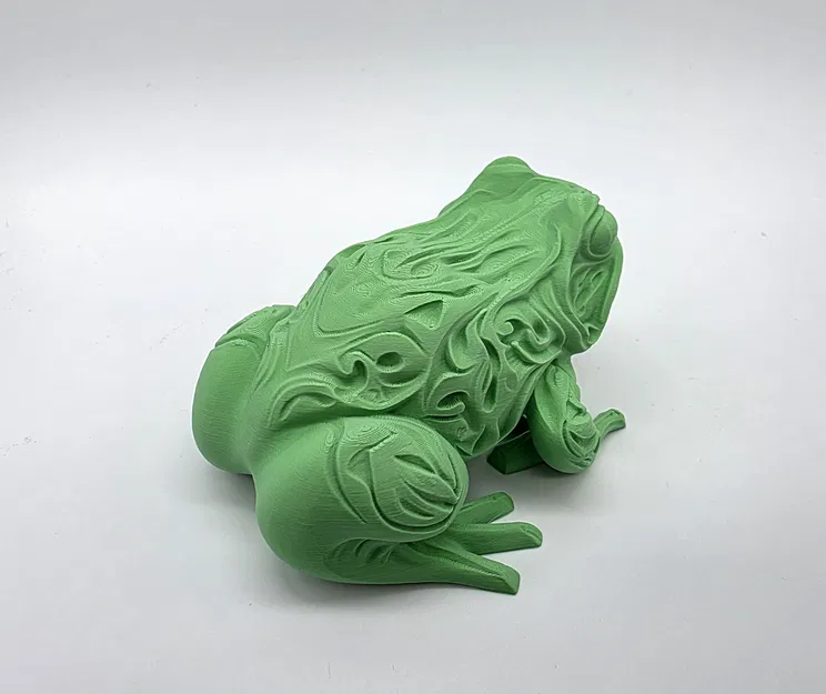 Ếch Chạm Khắc Hoa Văn Tinh Xảo - Image 10