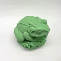 Tượng Ếch Chạm Khắc (Carved Frog Sculpture) - Thumbnail 3