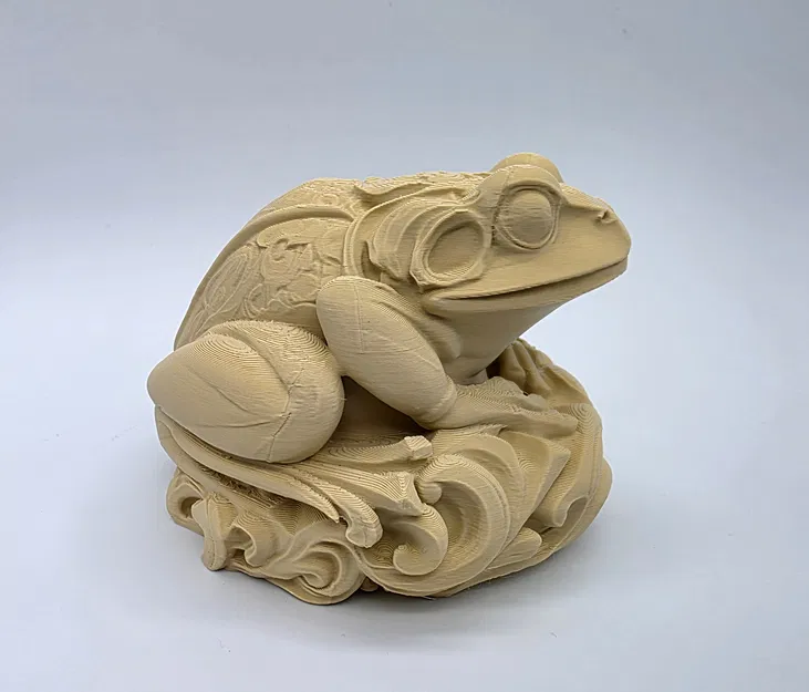 Tượng Ếch Chạm Khắc (Carved Frog Sculpture) - Image 6