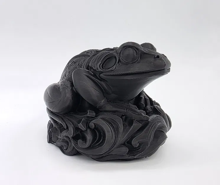 Tượng Ếch Chạm Khắc (Carved Frog Sculpture) - Image 8