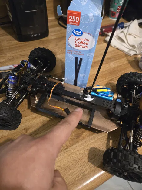 Giá đỡ antenna cho RC bằng que khuấy cà phê - Image 1