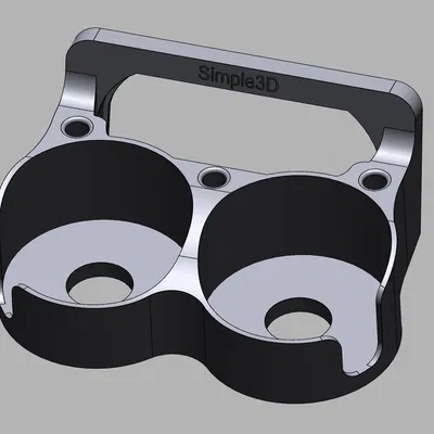 Giá giữ mug & ly trượt vào khay điện thoại cho RAM Promaster Van