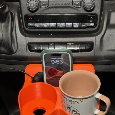 Giá giữ mug & ly trượt vào khay điện thoại cho RAM Promaster Van