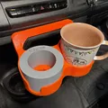 Giá giữ mug & ly trượt vào khay điện thoại cho RAM Promaster Van - Thumbnail 14