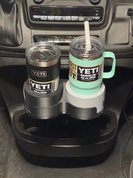 Giá giữ mug & ly trượt vào khay điện thoại cho RAM Promaster Van - Image 15