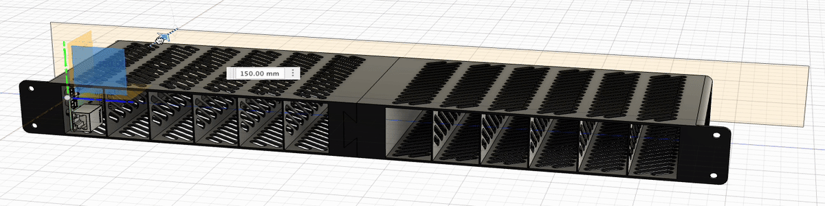 Xerxes Pi 19 inch 1U rack enclosure x12 - Vỏ rack 1U 19 inch cho 12 module - Thumbnail 1