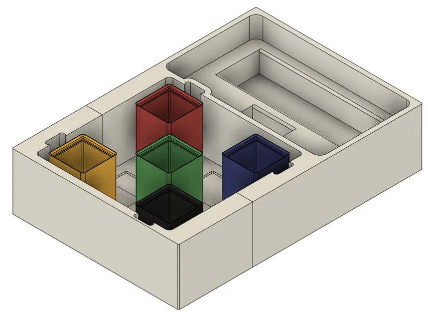 Box Insert kèm Ultimate Carcassonne Tile Grid Holder - Image 2
