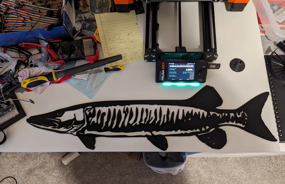 Silhouette Cá Muskellunge - Image 1