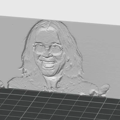Lithophane Ozzy Osbourne