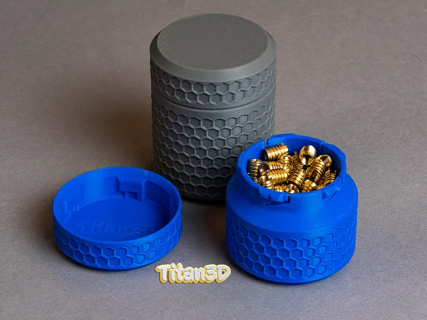 Hộp đựng khóa vặn họa tiết tổ ong - Image 2