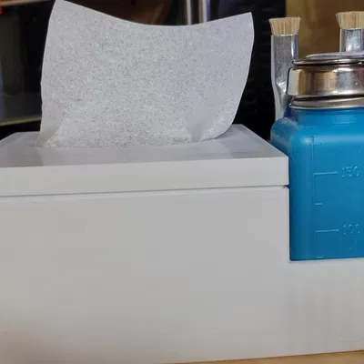 Kệ đựng khăn lau, chai IPA và cọ (Wipes IPA bottle and brush holder)