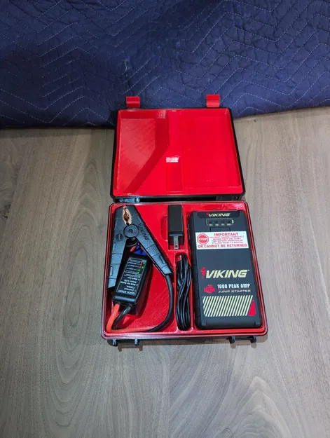 Hộp Rugged cho Harbor Freight VIKING 1000 Peak Amp Jump Starter [59527] - Image 2
