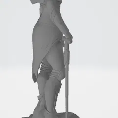 Nữ chiến binh cầm kiếm