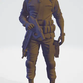 Mô hình lính quân đội (Military Soldier Model)