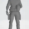 Mô hình lính quân đội (Military Soldier Model) - Thumbnail 3