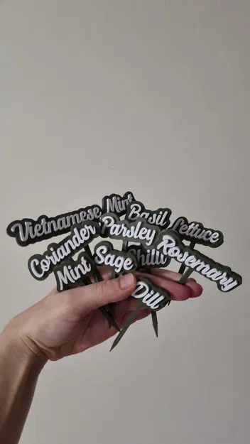 Nhãn Cây Trồng (Plant Labels) - Image 1