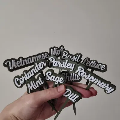 Nhãn Cây Trồng (Plant Labels)