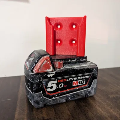 Giá đỡ pin Milwaukee M18 (không clip)