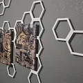 Trellis & Wall Art Lục Giác Modular (Phóng To) kèm Wall Mounts giấu vít - Thumbnail 1