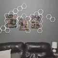 Trellis & Wall Art Lục Giác Modular (Phóng To) kèm Wall Mounts giấu vít - Thumbnail 2
