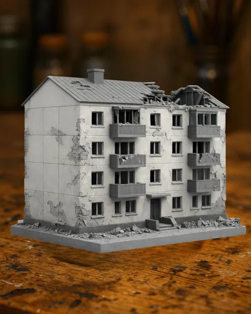 Chung cư Liên Xô hậu tận thế – Khrushchyovka đổ nát - Image 1