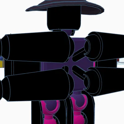 Old Azure bản khớp nối từ Forsaken (Mô hình Roblox)