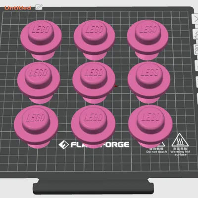 Núm Tủ Kiểu LEGO® (Lego Dresser Knob)