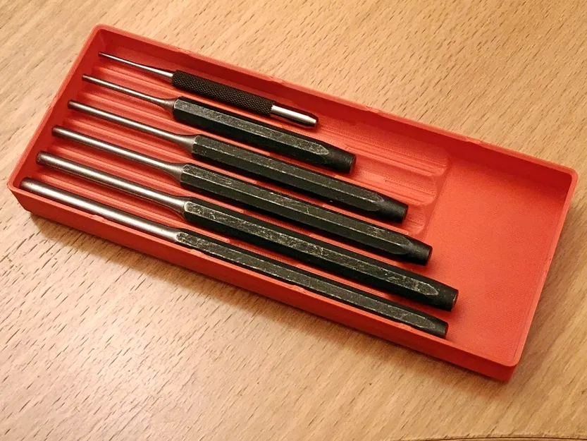 Khay Gridfinity Punch Tray (5x2) để đựng punch và dụng cụ dài - Image 1