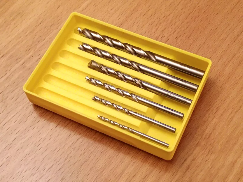 Gridfinity Drill Tray M – Khay đựng mũi khoan - Image 1