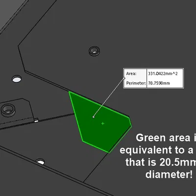 #0152 Nắp che góc dưới trước cho lối đi dây (Front Bottom Corner Cable Passthrough Cover)