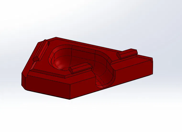 #0152 Nắp che góc dưới trước cho lối đi dây (Front Bottom Corner Cable Passthrough Cover) - Image 3