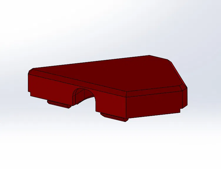 #0152 Nắp che góc dưới trước cho lối đi dây (Front Bottom Corner Cable Passthrough Cover) - Image 4