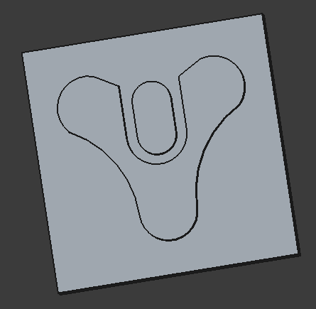 Tấm plate logo Destiny 2 - Image 1