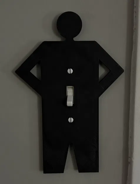 Ốp che công tắc đèn hình nam (Male Switch cover) - Image 1