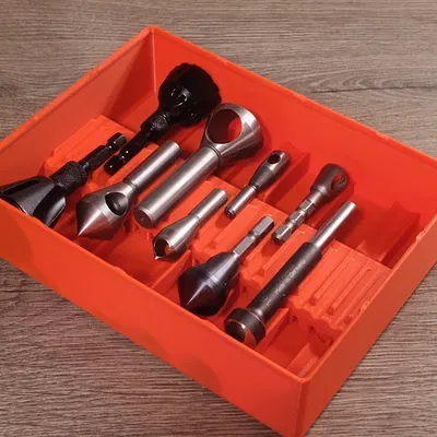 Khay Gridfinity Modular Countersink Tray (mô-đun, xếp chồng)