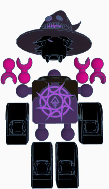 Azure khớp nối từ Forsaken (Mô hình nhân vật Roblox) - Image 7