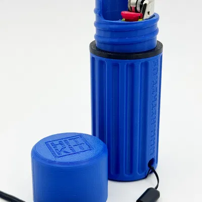 Survival Kit (Hộp đựng thuốc & bật lửa di động)