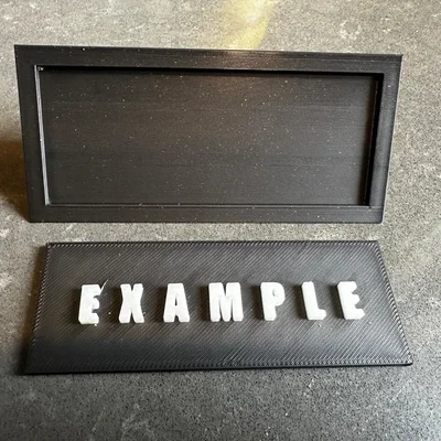 Nhãn tủ dụng cụ kim loại (nam châm)