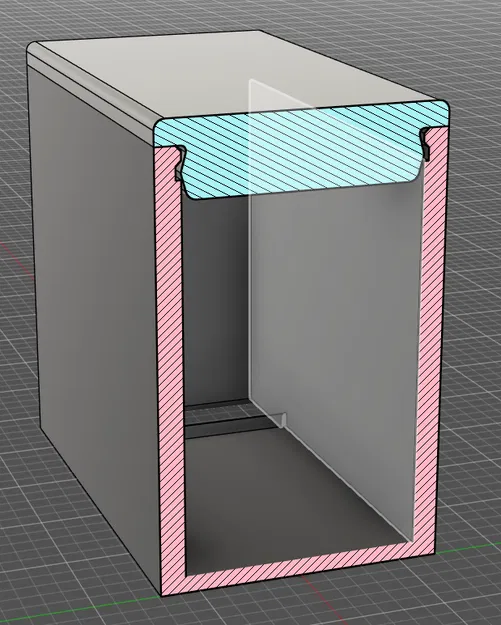 Hộp đựng lưỡi dao cạo đã dùng (Half Razor Blade Sharps Bin) - Image 3