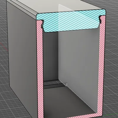Hộp đựng lưỡi dao cạo đã dùng (Half Razor Blade Sharps Bin)