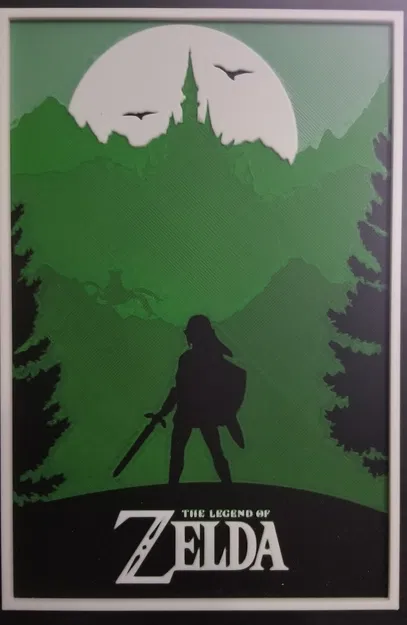Poster The Legend of Zelda (Hueforge) - Image 1