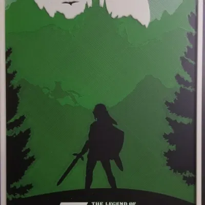 Poster The Legend of Zelda (Hueforge)