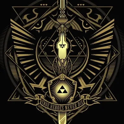 The Legend of Zelda - True Heroes Never Die (Hueforge)